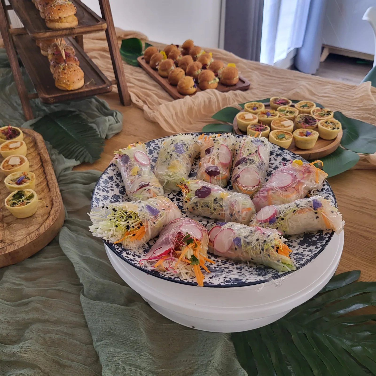 Rouleaux de printemps végétaux