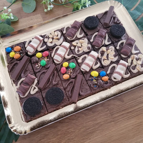Plateau brownie (24 mini-brownies)