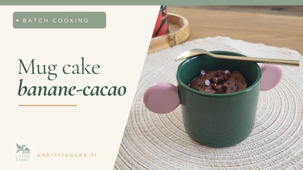 Mug cake banane-cacao : la recette en 3 minutes au micro-ondes