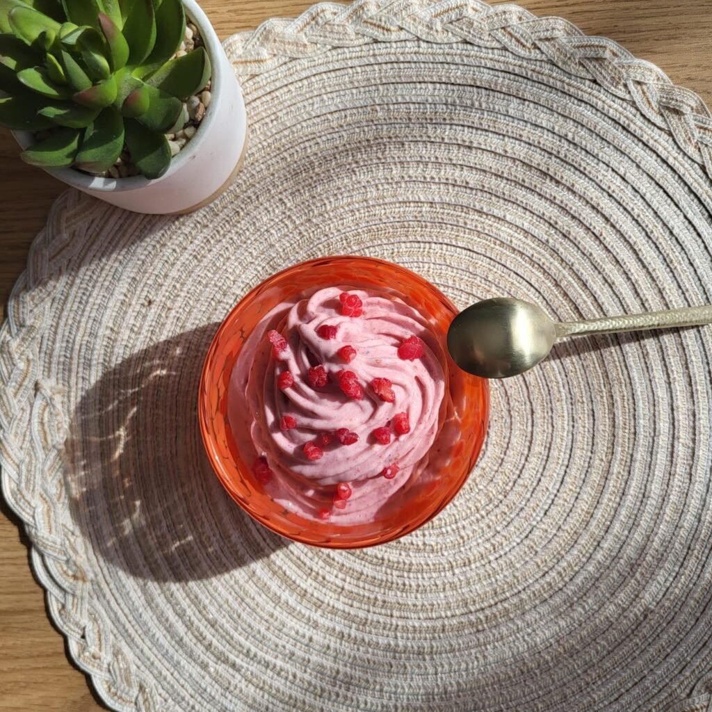 glace sans sucre fruits yahourt