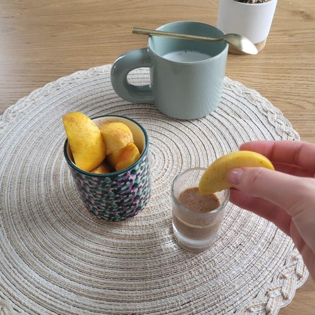 pomme cannelle purée amande