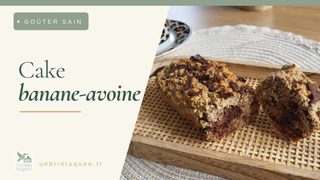Cake banane-avoine : 8 tranches sans sucre ajouté qui se congèlent