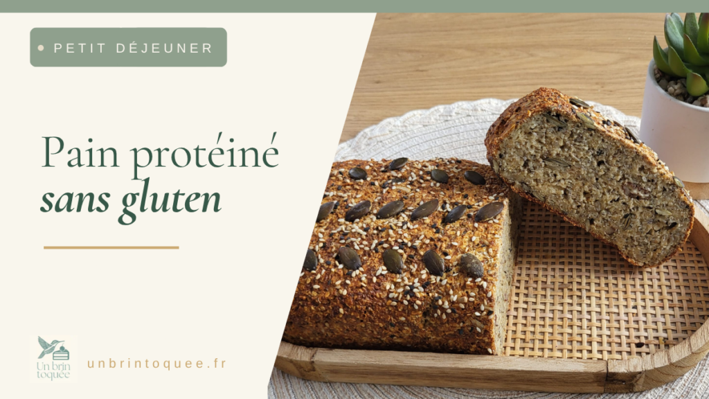 Pain protéiné sans farine : la recette sans gluten et sans pétrissage